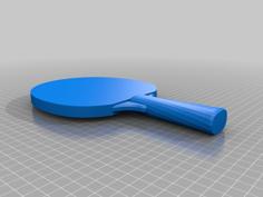 Pong Paddle 3D Printer Model