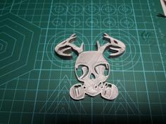 Reindeer Gas Mask Skull 3D Printer Model