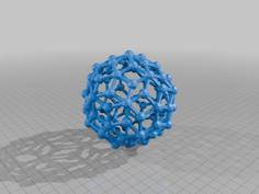 STEWART RHOMBIC ENNEACONTAHEDRON 1 3D Printer Model