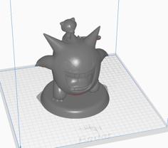 Mew With Gengar As Body Guard 3D Printer Model