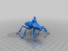 Beetle Man Beast Rider Knight 3D Printer Model