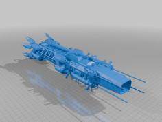 Babylon 5 Merchant Navy Blockade Resupply Ship 3D Printer Model