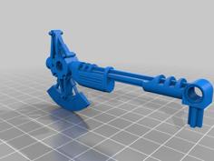 Bionicle Heroes Style Lewa Axe 3D Printer Model