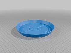 Plant Pot Water Tray 3D Printer Model