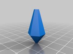 Pendulum Crystal 3D Printer Model