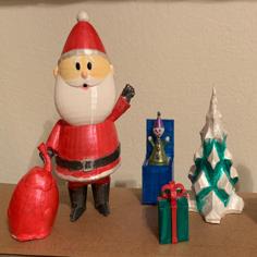 Simple Santa 3D Printer Model