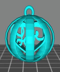 Love Xmas Ball 3D Printer Model