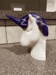 Unicorn Wall Hook 3D Printer Model