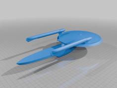 Celestial Class_Excelsior Variant-Star Trek 3D Printer Model