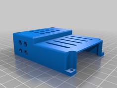 Qidi X Smart 3 / X Plus 3 Ventilated Rear Toolboard Cover 3D Printer Model