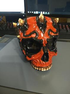 Skull Container 3D Printer Model