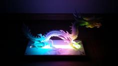 LaserCut – 3D Puzzle Dragon