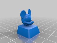 Mickey Mouse Key Cap 3D Printer Model