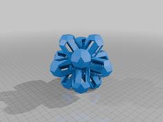 ROELOFS RHOMBIC DODECAHEDRAL POLYKNOT 2 3D Printer Model