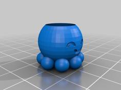 Cute Octopus Planter Small 3D Printer Model