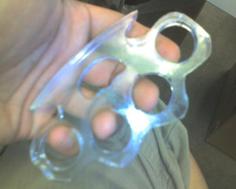 Laser Cut Acrylic Knuckles “paperweight”