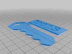 Doors Roblox Key Door 13 3D Printer Model