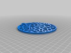 Voronoi Christmas Ball 3D Printer Model