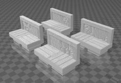 Basic Tavern Old Double Walls (Dragon Blocks Compatible) 3D Printer Model