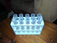 Test Tube Rack 3D Printer Model