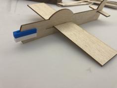 Laser Cut Balsa Wood Glider/Plane