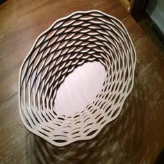 Laser Cut Oval Bowl