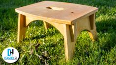 Laser Cut Simple Stool – 15mm Material