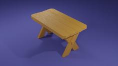 Wooden Table 3D Printer Model