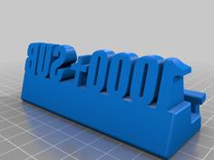 1000+ Subscribers Phone Stand 3D Printer Model