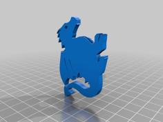 Fridge Magnet Dragon 2024 3D Printer Model