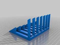 Triangle Rack 3D Printer Model