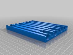 Pittsburgh Harbor Freight 3/8 Ball-end Hex Socket Set Tray Organizer 3D Printer Model