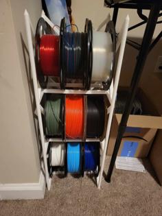 Stackable Filament Rack 3D Printer Model