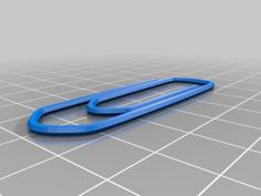 Paper Clip 3D Printer Model