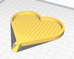 Diamond Painting Tray / Heart Shaped 3D Printer Model