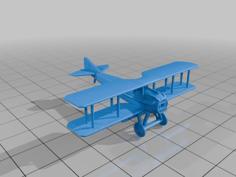 SPAD 7 (1/144) 3D Printer Model