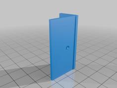 Ikea PAX / HASVIK Sliding Door Handle 3D Printer Model