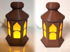 Illuminated Lantern 3D Printer Model