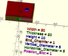 Displaying Dimensions In A Custom Model. Concept 3D Printer Model