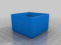 Parametric IKEA Helmer Storage Box Organizer 3D Printer Model