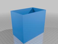 Simple Rectangle Flower Pot 3.5X5x4 3D Printer Model