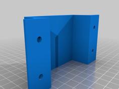 Ikea Poang Armrest Mouse Shelf Bracket 3D Printer Model