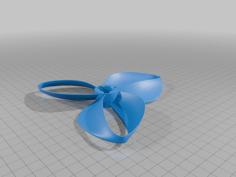 Propeller For Pull String Helicopter 3D Printer Model