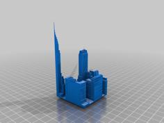 Midtown Manhattan 3D Printer Model