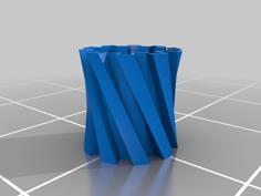 Spiral Pencil Holder 3D Printer Model