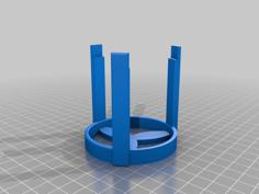 Spray Can Picket Mount 3D Printer Model