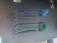 Aquascape Tool Hanger 3D Printer Model