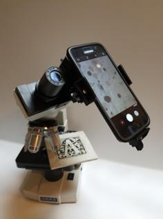 Universal Microscope-Phone Camera Adaptor 3D Printer Model