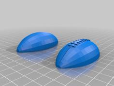 3D Printable Football! 3D Printer Model