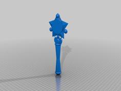 Sailor Moon Star Power Stick – Starr Wand 3D Printer Model